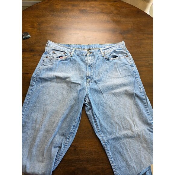 Lucky Brand Light Wash Denim Bootleg Jeans Size 38 Regular Length 100% Cotton Ma - Picture 8 of 16